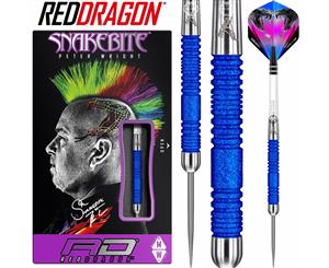 Red Dragon - Peter Snakebite Wright Euro 11 Blue Element World Cup SE Darts - Steel Tip - 90% Tungsten - 24g