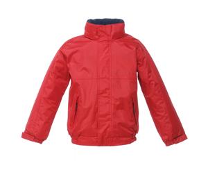 Regatta Kids Unisex Thermoguard Fleece Lined Dover Jacket (Windproof & Waterproof) (Classic Red/Navy) - RW1240