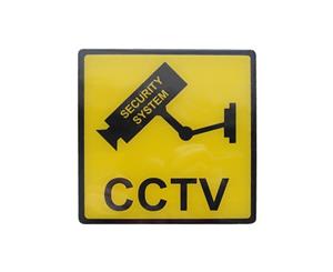SN120 DOSS CCTV Security Sign 120 X 120Mm Acrylic Prominent Warning Sign For CCTV or Dummy Surveillance Applications CCTV SECURITY SIGN