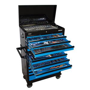 SP Tools SUMO 407 Piece 7 Drawer Black/Blue & Trolley Kit SP50176