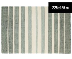 Scandi Floors Artisan Wool 225x155cm Rug - Teal