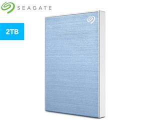 Seagate 2TB Backup Plus Slim Portable Drive - Light Blue