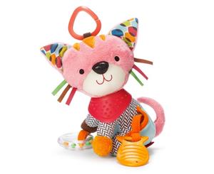 Skip Hop Playtime Bandana Buddies Stroller On the Go Activity Toy Kitty