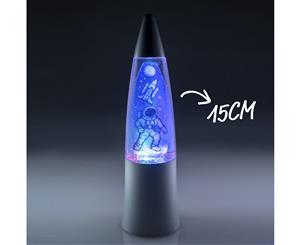 Space Shake & Shine Colour Changing LED Mini Lamp - Silver