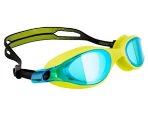 Speedo V-Class Vue Mirror Swimming Goggles - Lime/Blue