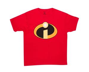 The Incredibles Disney Logo Kids Boys 8-20 Red TShirt