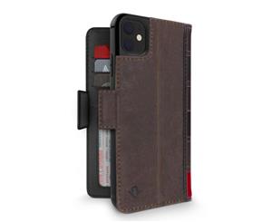 Twelve South BookBook Vol. 2 Leather Folio Wallet Case For iPhone 11 Pro Max - Brown