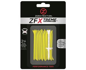 Zero Friction ZFXtreme Tees 40 Pack 2.75 Inch Yellow