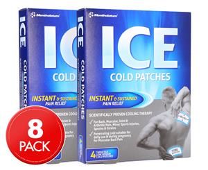2 x 4pk ICE Cold Patches