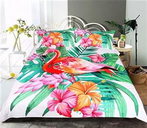 3D Horn Flamingo 173 Bed Pillowcases Quilt