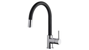 Abey Lucia Pull Out Kitchen Mixer - Black