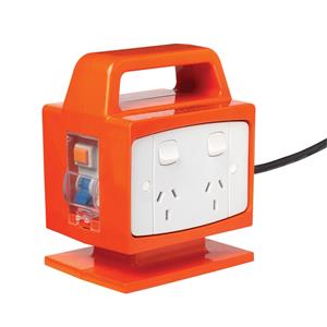 Arlec 4 Outlet Portable Power Block With Safety Switch