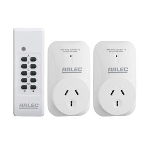 Arlec Remote Controlled Power Outlet - Twin Pack