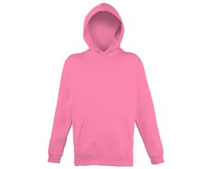 Awdis Childrens Unisex Electric Hooded Sweatshirt / Hoodie / Schoolwear (Electric Pink) - RW179