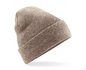 Beechfield Unisex Original Cuffed Beanie Winter Hat (Heather Oatmeal) - PC2879