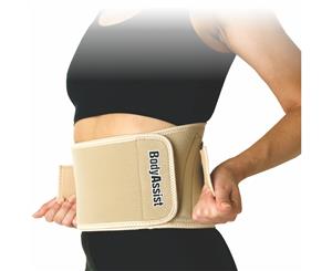 BodyAssist Thermal Lumbo Sacral Cynch Belt Support Prevent Injury Recover - Beige