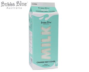 Bubba Blue MILK Change Mat Pad Cover - White