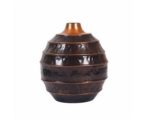 COCOON Small 30cm Tall Vase - Copper