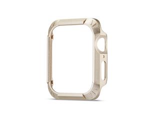 Catzon Apple Watch Soft Slim TPU+PC Protective Case Flexible Anti-Scratch Bumper Cover Series 4 - Retro Gold