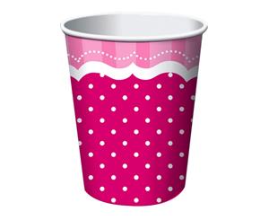 Creative Party Perfectly Pink Party Cups (Pack Of 8) (Pink) - SG11549
