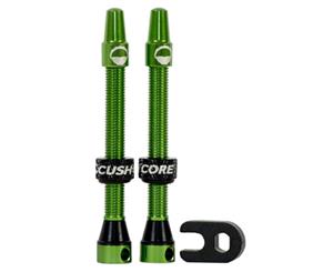 CushCore Tubeless 44mm Valve Set Green