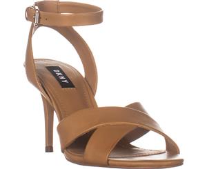 DKNY Ivy Ankle Strap Sandals Calf Tan