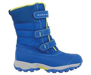 Dare 2b Boys & Girls Skiway Jnr Waterproof Snow Boots - OxfBl/NeonSp