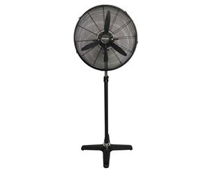 Dimplex 50cm Portable High Velocity Pedestal Fan Oscillating Air Cooler - Black