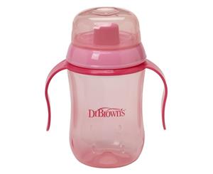 Dr Brown's 270ml Training Cup Hard Spout Pink