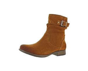 Earth Womens Beaufort Suede Slouchy Ankle Boots