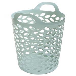 Ezy Storage 53L Pistachio Leaf Flexi Laundry Basket