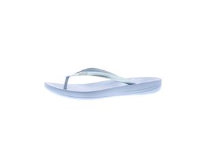 Fitflop Womens Iqushion Ergonomic-Mirror Metallics Metallic Thong Sandals