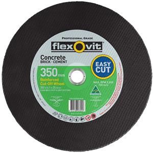 Flexovit 350 x 4.1 x 25.4mm Masonry Cut Off Disc