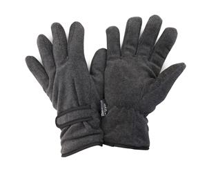 Floso Mens Thinsulate Winter Thermal Fleece Gloves (3M 40G) (Grey) - GL138
