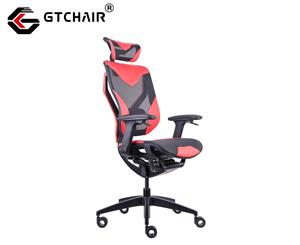 GT Chair GR-V7-X Vida Ergonomic Office/Gaming Chair - Black/Red
