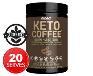 Giant Keto Coffee Premium Brazilian Roast Natural MCT Hot Coffee 265g