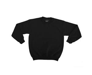 Gildan Childrens Unisex Heavy Blend Crewneck Sweatshirt (Pack Of 2) (Black) - BC4369