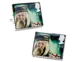 Harry Potter Professor Dumbledore Stamp Style Boxed Cufflinks