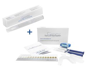 Ice White Teeth Whitening Kit & Gel Application Pen