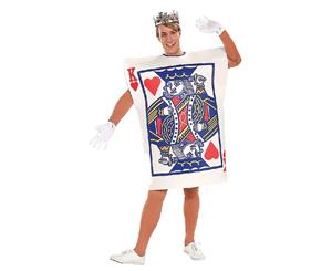 King Of Hearts Playing Card Adult Costume