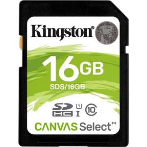 Kingston (SDS/64GB) 64GB SDHC Canvas Select 80R CL10 UHS-I / Repalcing SD10VG2/64GBFR
