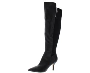 Marc Fisher Womens Thora Leather Pointed Toe Over-The-Knee Boots