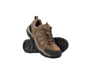 Mountain Warehouse Mens Waterproof Shoes with Suede & Mesh Upper Highly Durable - Khaki