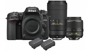 Nikon D7500 DSLR Camera with 18-55mm + 70-300mm Lens Kit