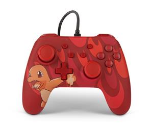 Nintendo Switch Charmander Wired Controller - Red