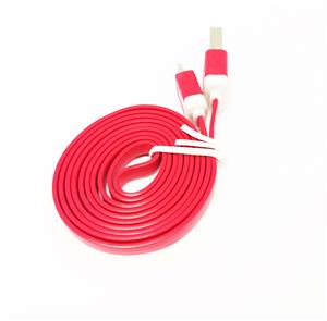 Partlist UCABPLUM01AB11 1 Meter Flat Red USB to Micro USB (MK5P) Smartphone data/charge Cable
