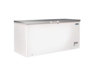 Polar Chest Freezer with Stainless Steel Lid 516Ltr - White