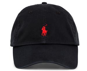Polo Ralph Lauren Logo Baseball Cap - Black