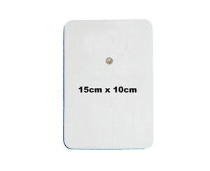 Premium Cloth Long Life Electrode Pads (XXXL Size) x 4 - 15cm x 10cm for TENS Machine