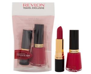 Revlon Travel Exclusive 2-Piece Lip & Nail Kit - Cherries In The Snow